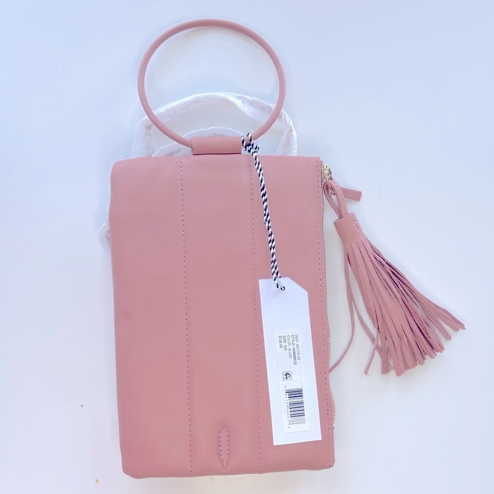Thacker Nolita Ring Handle Blush Leather Clutch - Picture 3 of 5